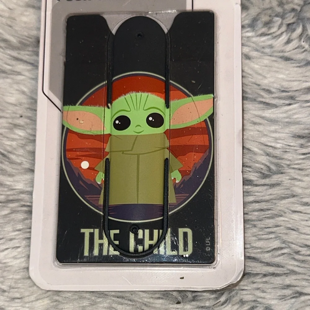 Star Wars Mandalorian Phone Wallet - Black and Green‎